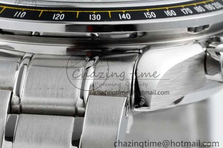 0719 Speedmaster Racing Master SS HKF Best Edition White Dial on SS Bracelet A TravelReady 7809